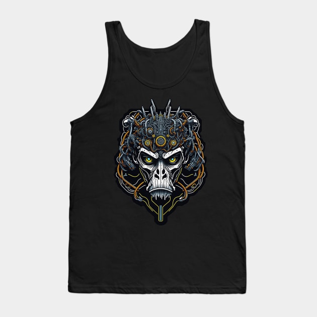 Techno Apes S03 D85 Tank Top by Houerd